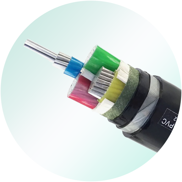 NA2XBY (YJLV22) AL/XLPE/STA/PVC Cable 0.6/1kV